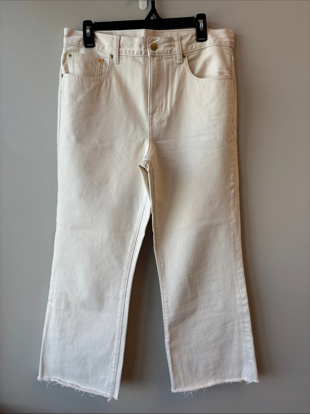 J. Crew Off-White Denim Jeans